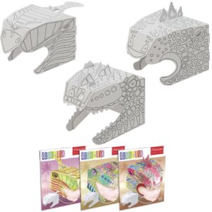 Monumi Zestaw Masek - Stegozaur, Parazaurolof, Tyranozaur