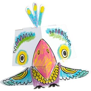 Monumi CUBE HEAD regular - Papuga