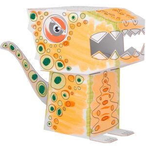 Monumi CUBE HEAD dino - Velociraptor