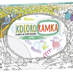 Monumi ART WINDOWS Ramka Do Kolorowania Sowy