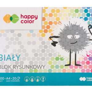 Happy Color Blok rysunkowy biały A4