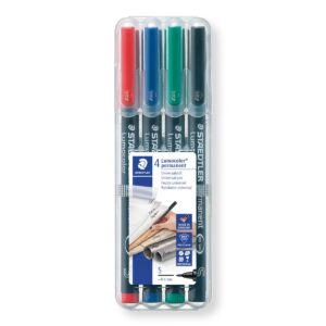 Staedtler Wodoodporne Foliopisy Markery Lumocolor W Etui 4 Kolory