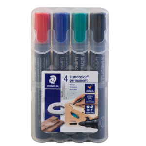 Staedtler Markery Lumocolor permanent 4 kol. Okrągła
