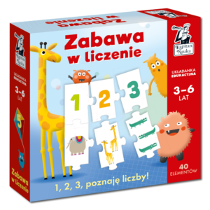 Kapitan Nauka Zabawa w liczenie. Układanka edukacyjna (3-6 lat)