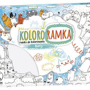 Monumi ART WINDOWS Ramka Do Kolorowania Koty