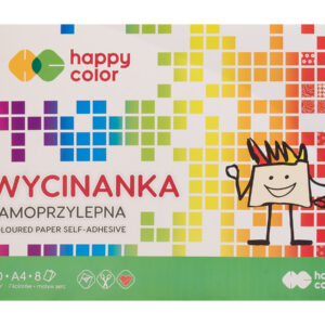 Happy Color Blok wycinanka samoprzylepna A4