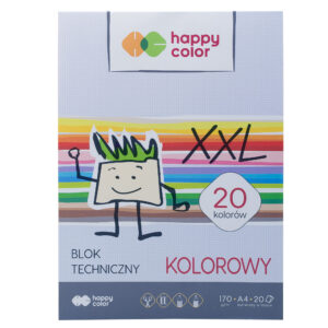 Happy Color Blok techniczny XXL kolorowy A4