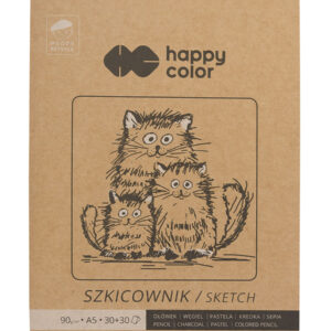 Happy Color Szkicownik na spirali Młody Artysta A5