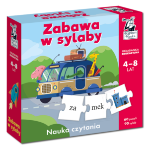 Kapitan Nauka Zabawa w sylaby. Układanka edukacyjna (4-8 lat)
