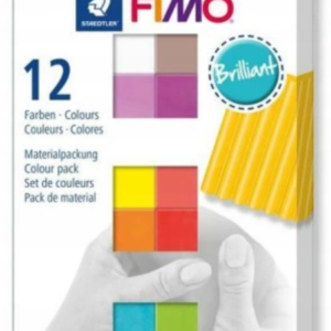 Staedtler Masa Termoutwardzalna FIMO Soft Brilliant 12x25g