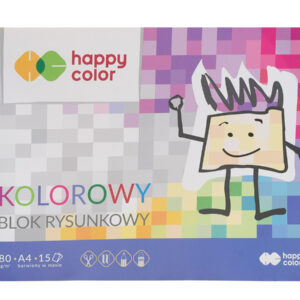 Happy Color Blok rysunkowy kolorowy A4