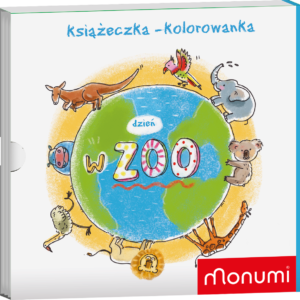 Harmonijkowa książeczka MONUMI "DZIEŃ W ZOO"