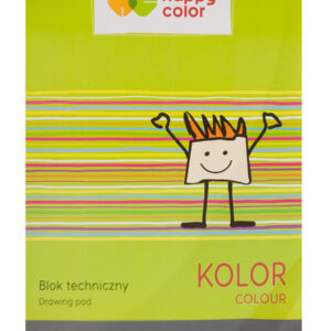 Happy Color Blok techniczny kolorowy A4