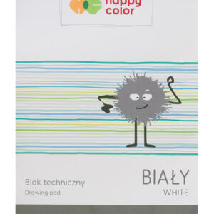 Happy Color Blok techniczny biały A4