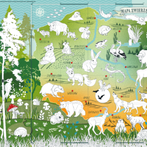 Mapa Zwierząt Polski