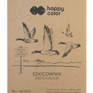 Happy Color Szkicownik na spirali PTAKI A4