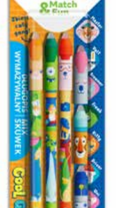 Happy Color COOL GANG Zestaw 3 Długopisów Zmazywalnych I Skuwek