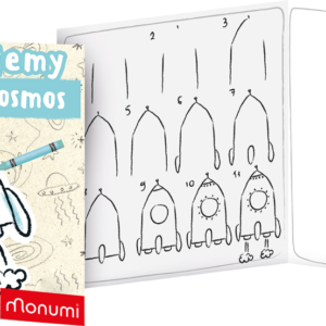 Monumi książeczka kolorowanka rysujemy KOSMOS!