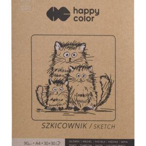 Happy Color Szkicownik na spirali Młody Artysta A4
