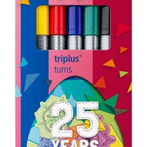 Staedtler Wyraziste Cienkopisy Triplus 0,3mm W Etui 5 Kolorów